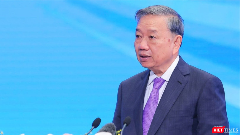 Tổng bí thư Tô Lâm kêu gọi mỗi cơ quan, mỗi nhà khoa học, mỗi doanh nghiệp hãy thi đua có sáng kiến, công trình, sản phẩm cụ thể, thiết thực.