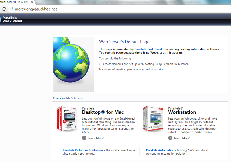 Giao diện khi truy cập vào địa chỉ của Tạp chí MTSK lúc 17h ngày 1/6/2016