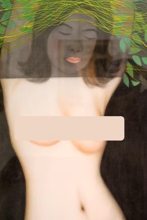 Người đàn bà trăn trở. Ảnh Huỳnh Phan