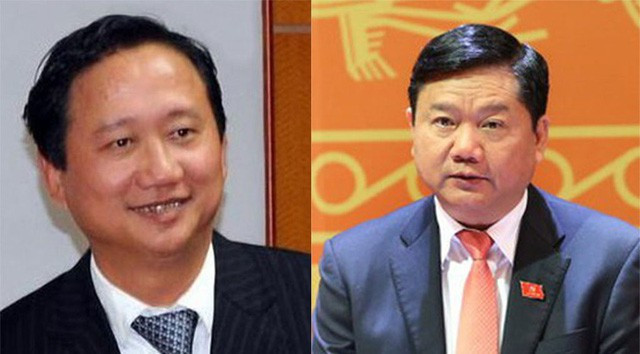 Bị cáo Trịnh Xuân Thanh có 5 luật sư, bị cáo Đinh La Thăng có 3 luật sư trong phiên tòa ngày 8-1 - Ảnh: TT