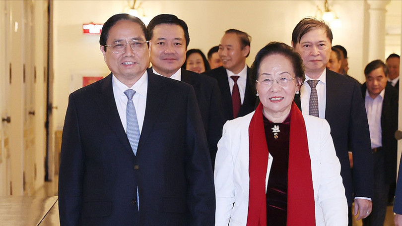 Thủ tướng biểu dương Hội Khuyến học Việt Nam đã nhiệt tình, tâm huyết tổ chức Giải thưởng Nhân tài Đất Việt trong 17 năm qua, đóng góp tích cực trong sự nghiệp khuyến học, khuyến tài của dân tộc.