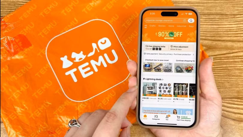 Khách hàng Việt có nguy cơ gặp rắc rồi nếu mua hàng trên sàn thương mại điện tử Temu - chưa được cấp phép tại Việt Nam.