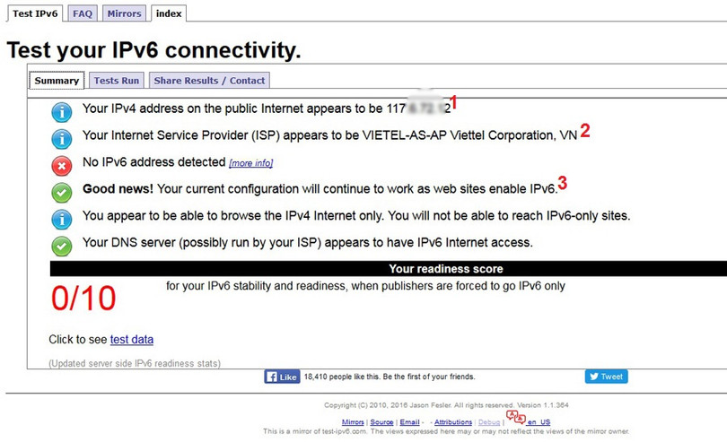 Kiểm tra máy đã sẵn sàng IPv6 với 3 công cụ đơn giản ảnh 2