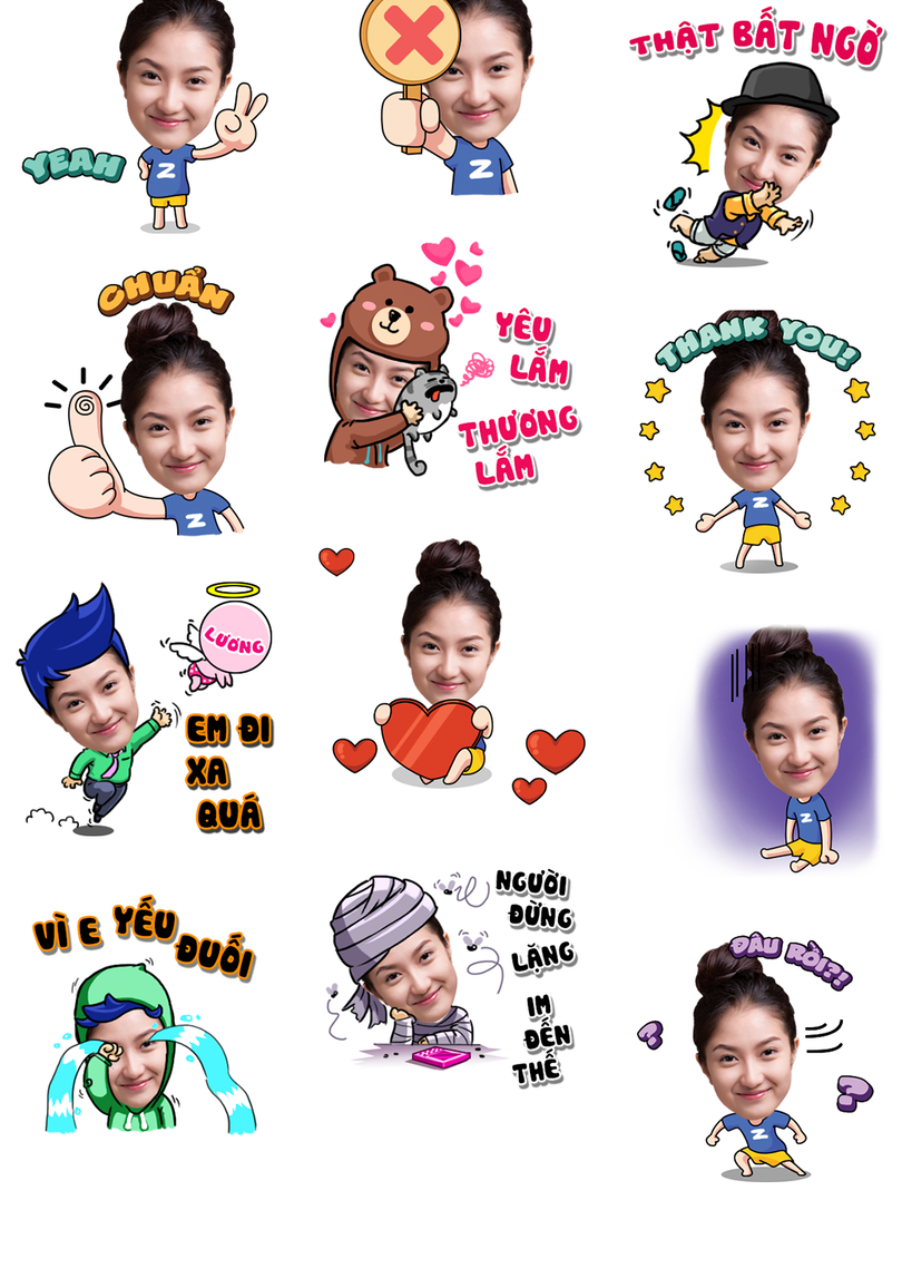 các ứng dụng mới mang theo trào lưu “Make your own sticker” đã và đang trở thành một xu hướng trên toàn thế giới. Ảnh: QH.