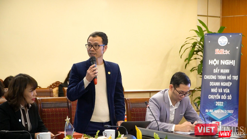 Ông Ngô Sỹ Trung - đại diện Novaon Tech khẳng định các nền tảng của Novaon Tech tham gia chương trình đều bảo đảm có các gói ưu đãi phù hợp dành cho doanh nghiệp SME. Ông Ngô Sỹ Trung - đại diện Novaon Tech khẳng định các nền tảng của Novaon Tech tham gia chương trình đều bảo đảm có các gói ưu đãi phù hợp dành cho doanh nghiệp SME.