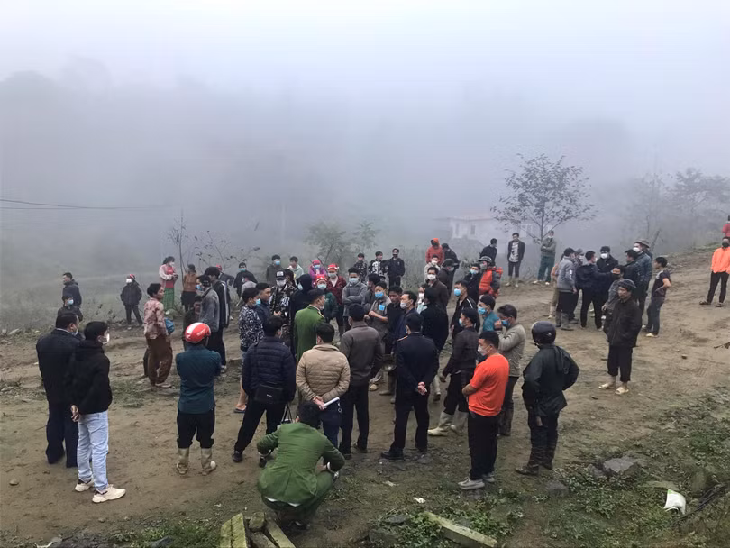 Hiện trường xảy ra vụ xô xát