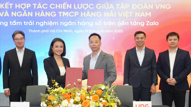 Công ty Cổ phần Tập đoàn VNG và Ngân hàng TMCP Hàng Hải Việt Nam (MSB) hợp tác chiến lược. Ảnh: VNG.