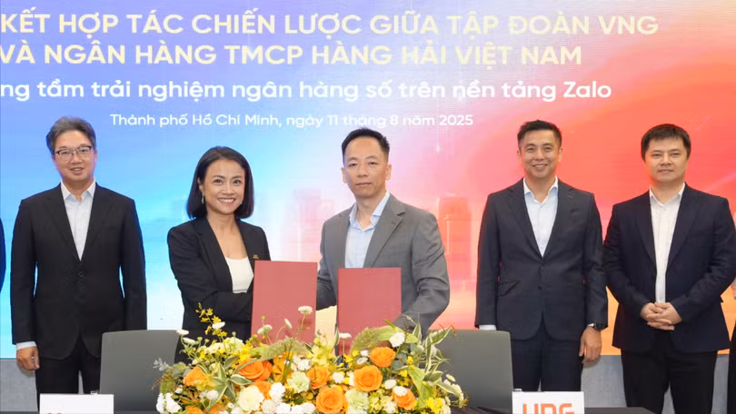 Công ty Cổ phần Tập đoàn VNG và Ngân hàng TMCP Hàng Hải Việt Nam (MSB) hợp tác chiến lược. Ảnh: VNG.