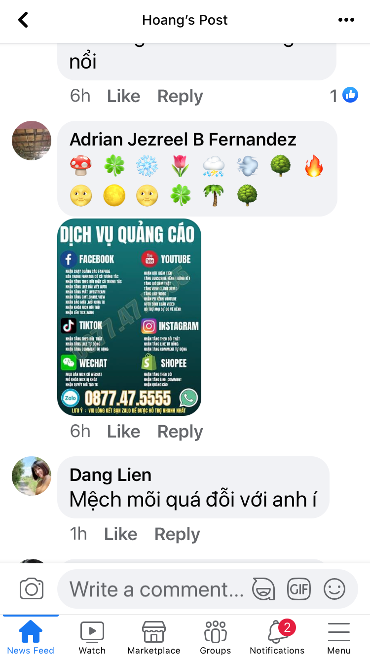 Nhiều công ty truyền thông đã có hẳn một chiến lược kinh doanh ăn theo xu hướng này với những tin nhắn gửi đến cho những cá nhân trên mạng xã hội, thả quảng cáo vào "nhà" các Facebooker có đông người theo dõi, công khai mời chào mua bài, mua Facebook có tick xanh…