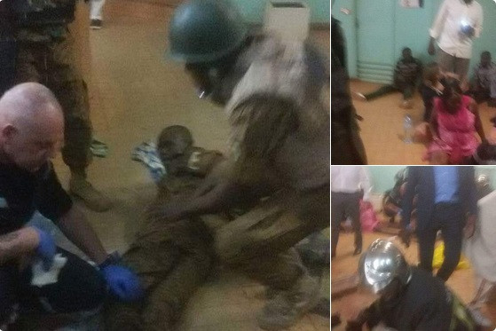 Các con tin được cứu thoát khỏi vụ bắt giữ đang được sơ cứu.