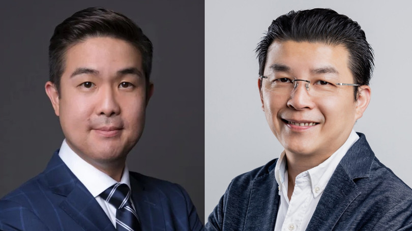 Ông Adrian Hia - Giám đốc Điều hành (phải) và ông Ernest Chai - Giám đốc kênh phân phối của Kaspersky APAC.