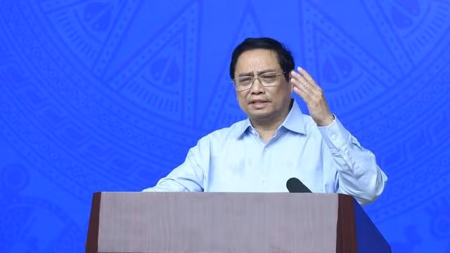 Thủ tướng Phạm Minh Chính phát biểu. Ảnh: VGP.