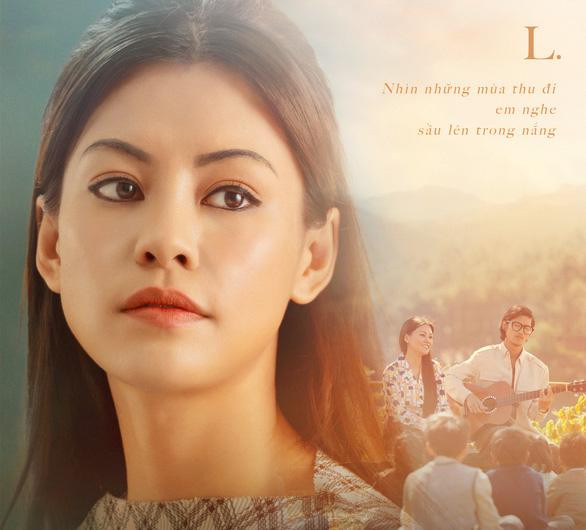 Tạo hình của Bùi Lan Hương khi đóng vai Khánh Ly trong phim &quot;Em và Trịnh&quot;. Ảnh: Đoàn phim cung cấp