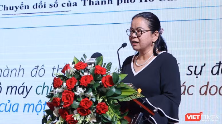 Bà Võ Thị Trung Trinh chỉ ra 3 nhóm dữ liệu mà TP. Hồ Chí Minh đang tập trung xây dựng 
