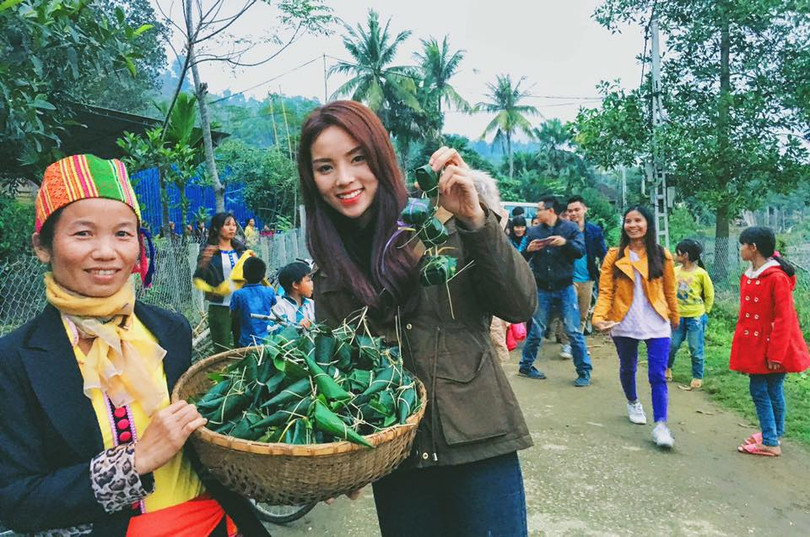 Hoa hậu Kỳ Duyên quyết tâm thay đổi tích cực trong năm 2016? ảnh 1