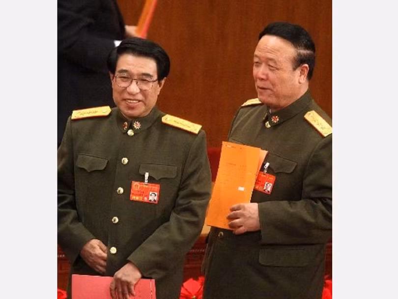 Quách Bá Hùng và Từ Tài Hậu khi còn giữ chức ...