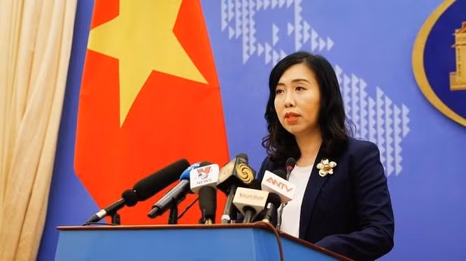 Người phát ngôn Bộ Ngoại giao Lê Thu Hằng. Ảnh: BNG.