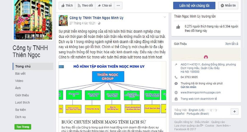 1.	Mô hình kinh doanh mới mà TNMU công bố trên Fanpage