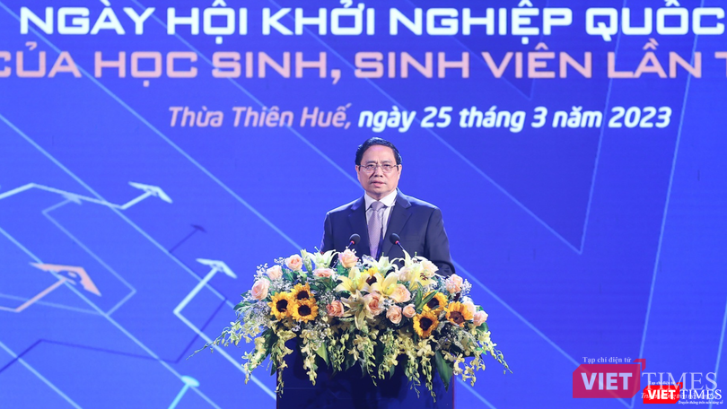 Thủ tướng Phạm Minh Chính yêu cầu các bộ, ngành, địa phương tiếp tục tạo môi trường, điều kiện, cơ sở pháp lý thuận lợi để thanh niên khởi nghiệp.