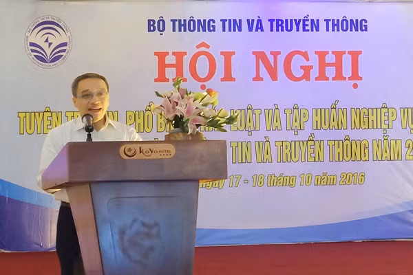 Thứ trưởng Phan Tâm phát biểu tại hội nghị