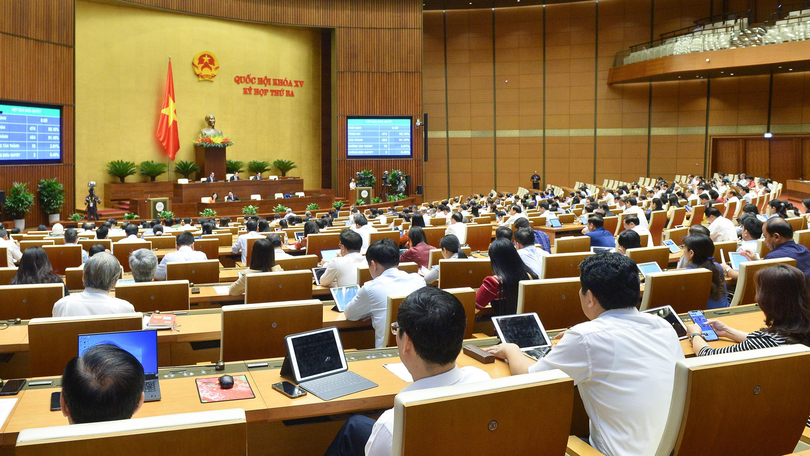 Quốc hội thông qua Nghị quyết thành lập Đoàn giám sát chuyên đề (Ảnh: Quochoi.vn)