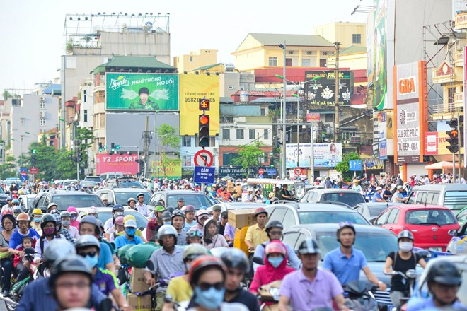 Giật mình xem cảnh Hà Nội khi tắc đường ảnh 3