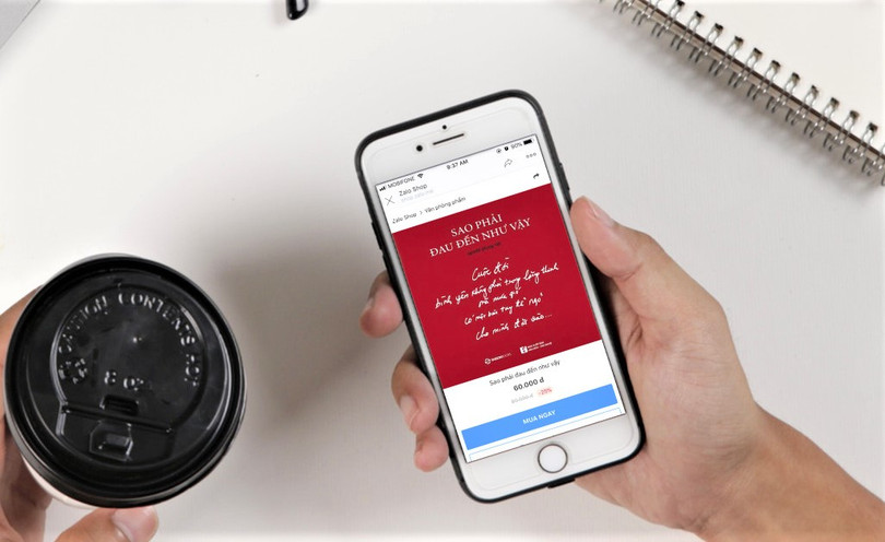 Đặt trước tập thơ “Sao phải đau đến như vậy” trên Zalo. Ảnh: Zalo