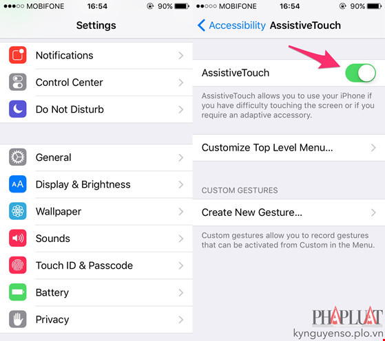 Sửa lỗi nút Home trên iPhone bị đơ ảnh 1