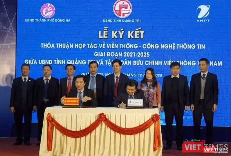 VNPT và Quảng trị ký Thỏa thuận hợp tác chiến lược về viễn thông -CNTT giai đoạn 2021-2025