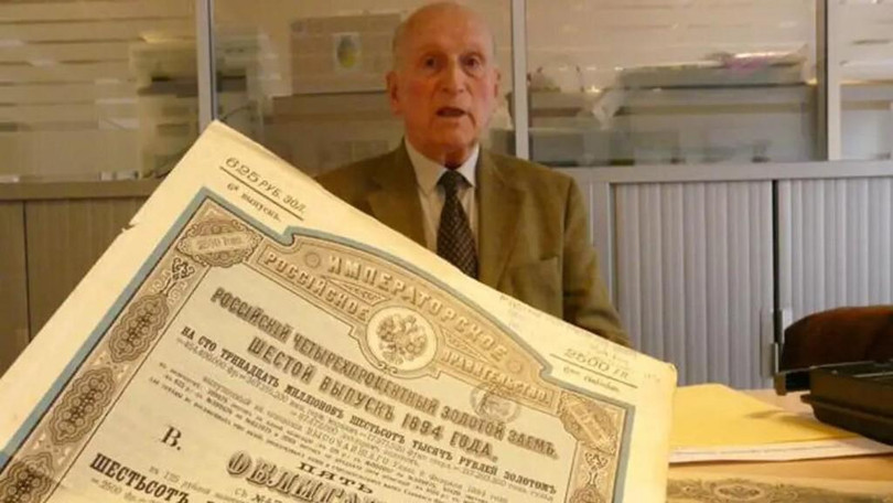 Nhiều công dân Pháp còn giữ trái phiếu cũ của Nga (Ảnh: 20 Minutes) Nhiều công dân Pháp còn giữ trái phiếu cũ của Nga (Ảnh: 20 Minutes)