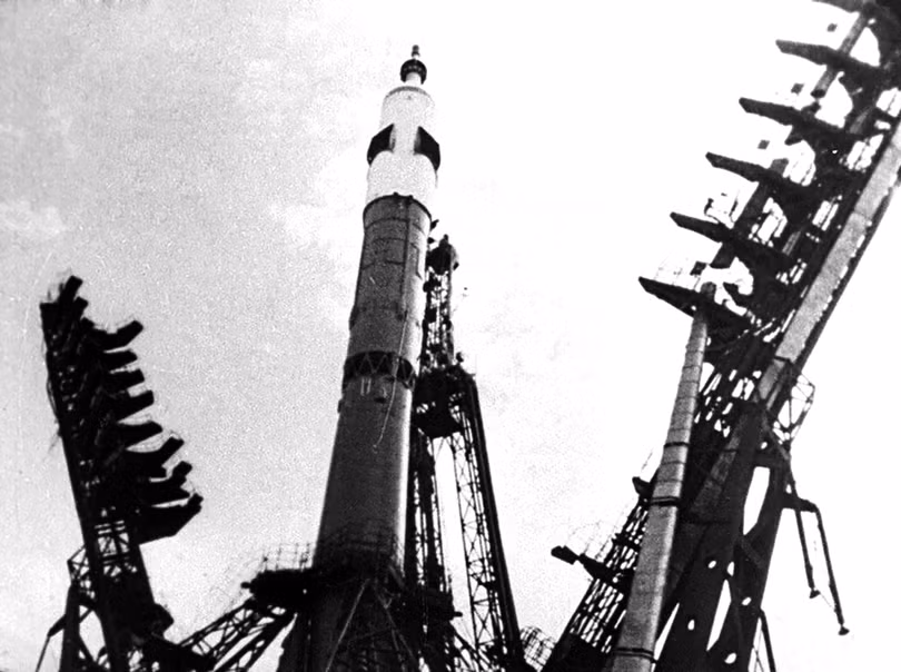 Ra mắt tàu vũ trụ Soyuz-4 tại Cosmodrome Baikonur vào ngày 14/1/1969.Nguồn: Sputniknews.