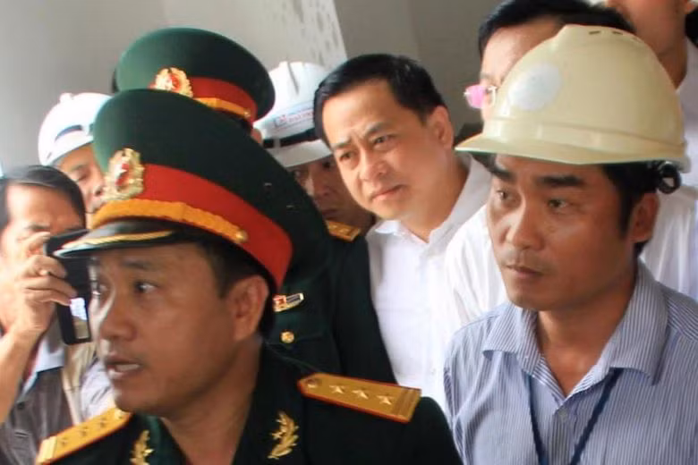 Một bức ảnh ông Phan Văn Anh Vũ tức Vũ "nhôm" chụp tại lễ khánh thành công trình tại Đà Nẵng năm 2016 được AFP, Straits Times Singapore đăng lại trong các bản tin ngày 3/1