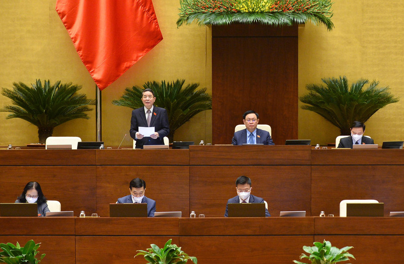 Phó Chủ tịch Quốc hội Nguyễn Đức Hải điều hành phiên thảo luận toàn thể trực tuyến của Quốc hội Phó Chủ tịch Quốc hội Nguyễn Đức Hải điều hành phiên thảo luận toàn thể trực tuyến của Quốc hội