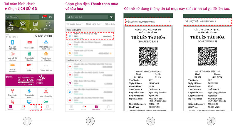 Hướng dẫn chi tiết cách mua và sử dụng vé tàu điện tử trên thiết bị di động ảnh 4
