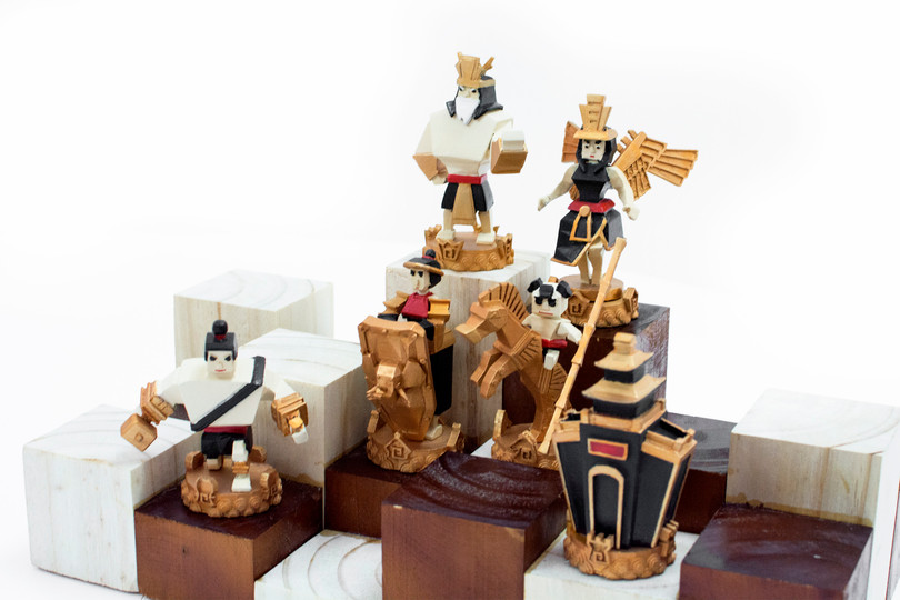 Tác phẩm bộ cờ vua huyền thoại "The Legends" của nhóm sinh viên ngành Thiết kế của Đại học RMIT Việt Nam đã vượt qua 300 tác phẩm khác để giành giải Nhất cuộc thi "Cảm quan Việt Nam".