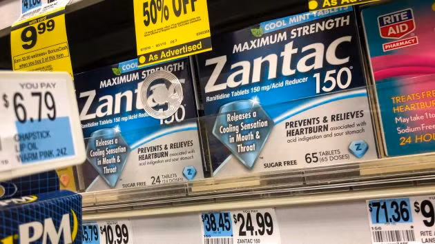 Thuốc dạ dày Zantac bị thu hồi do có chứa chất gây ung thư