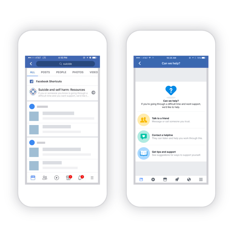 Facebook giới thiệu các nhóm hỗ trợ và công cụ ngăn ngừa tự tử ảnh 1
