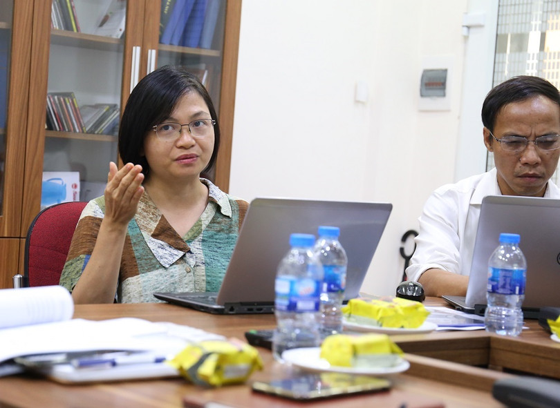 Bà Đỗ Thanh Huyền, chuyên gia phân tích chính sách công, Chương trình phát triển Liên Hiệp quốc – UNDP và nhiều chuyên gia khác tham gia đóng góp ý kiến xây dựng bộ tiêu chí đánh giá xếp hạng phát triển Chính phủ điện tử.