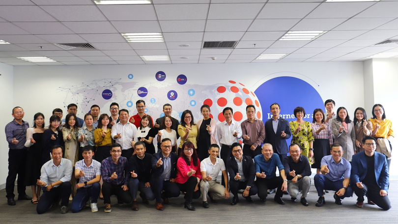 Hội nghị CEO các Nhà đăng ký tên miền ".vn" năm 2023 quy tụ lãnh đạo nhiều tổ chức, doanh nghiệp.