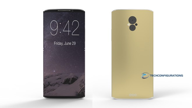 iPhone 8 có màn hình cong, camera đôi? ảnh 1