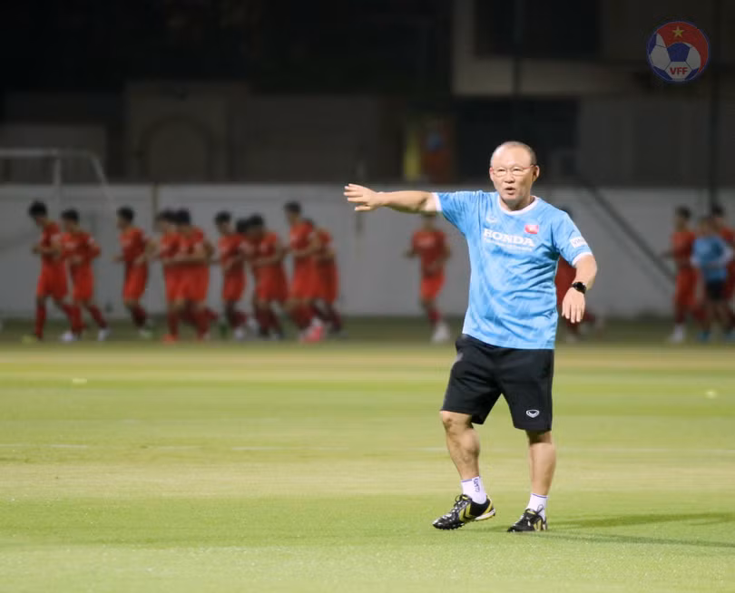 Thầy Park đã chuẩn bị cho trận quyết đấu- Ảnh VFF.