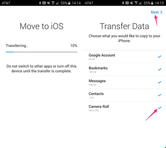 Cách chuyển tin nhắn từ Android sang iPhone ảnh 3 Cách chuyển tin nhắn từ Android sang iPhone ảnh 3