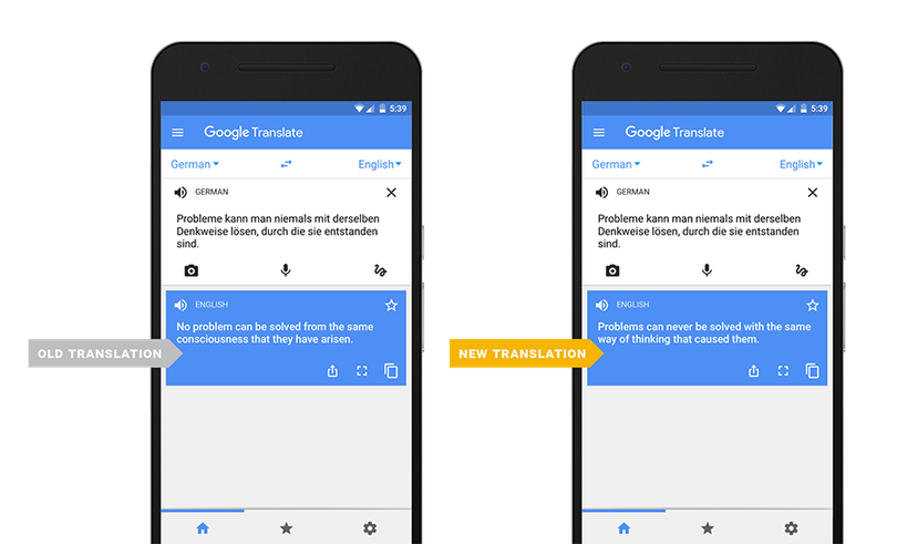  Trí thông minh nhân tạo sẽ dịch toàn bộ câu văn cùng một lúc, thay vì dịch từng đoạn như trước đây. 