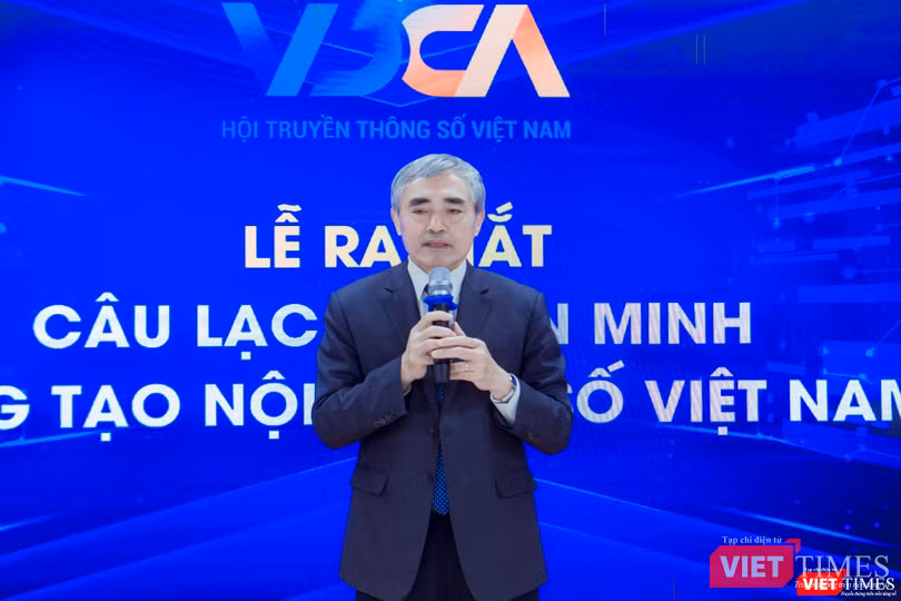 Ông Nguyễn Minh Hồng - Chủ tịch VDCA phát biểu tại sự kiện