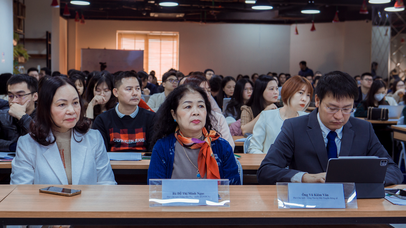 Buổi toạ đàm thu hút sự quan tâm của đại diện Hội Truyền thông số Việt Nam.