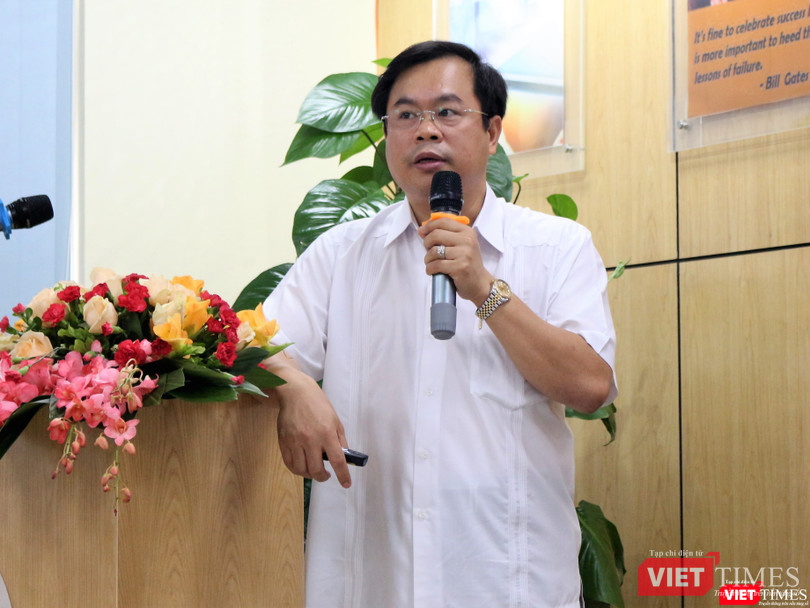 Ông Vương Quốc Thắng, GĐ Trung tâm Chuyển giao tri thức và Hỗ trợ khởi nghiệp (thuộc ĐHQG HN).