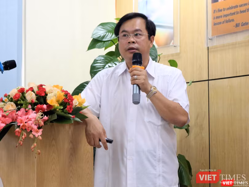 Ông Vương Quốc Thắng, GĐ Trung tâm Chuyển giao tri thức và Hỗ trợ khởi nghiệp (thuộc ĐHQG HN).