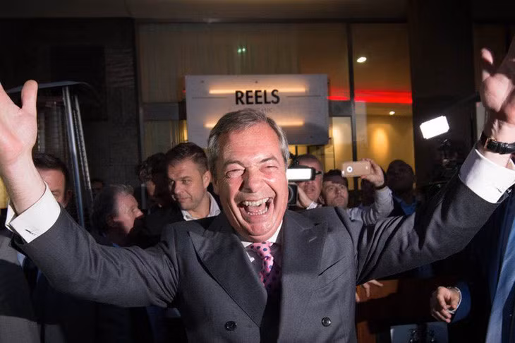 Lãnh đạo đảng UKIP (Anh Độc lập) Boris Johnson đã vận động trong suốt 20 năm để Anh rời EU. Ông coi đây là thắng lợi của người dân bình thường. Ảnh: PA.