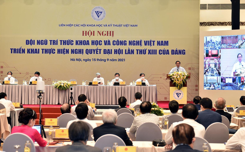 Toàn cảnh Hội nghị đội ngũ trí thức KH&CN Việt Nam triển khai thực hiện Nghị quyết Đại hội XIII của Đảng Toàn cảnh Hội nghị đội ngũ trí thức KH&CN Việt Nam triển khai thực hiện Nghị quyết Đại hội XIII của Đảng