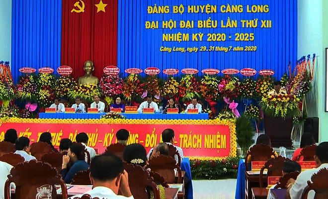 Tỉnh ủy Trà Vinh chỉ định Bí thư Huyện ủy Càng Long ngay tại đại hội ẢNH: CTV